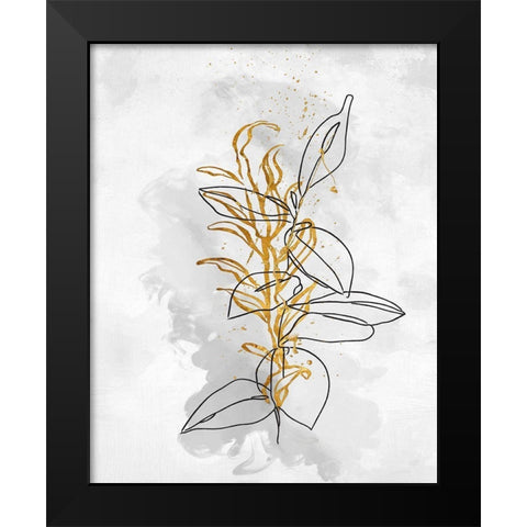 Flower Cloud I Black Modern Wood Framed Art Print by Smith, Karen