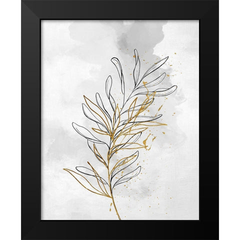 Flower Cloud II Black Modern Wood Framed Art Print by Smith, Karen