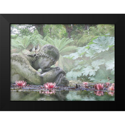 Monument Garden I Black Modern Wood Framed Art Print by Hunziker, Steve
