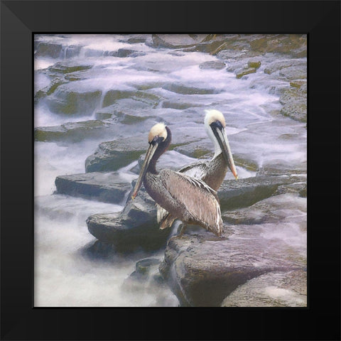 Deep Sea II Black Modern Wood Framed Art Print by Hunziker, Steve