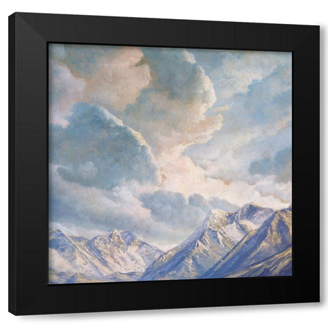 Textured Landscape I Black Modern Wood Framed Art Print by Hunziker, Steve