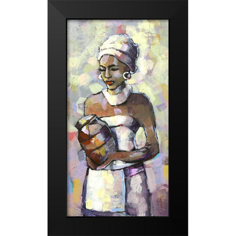 Nombeti I Black Modern Wood Framed Art Print by Eaton, Winnie
