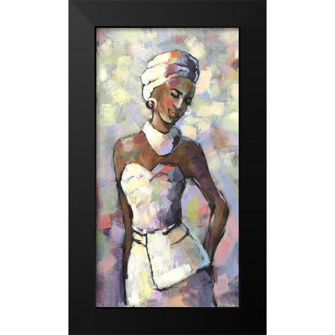 Nombeti II Black Modern Wood Framed Art Print by Eaton, Winnie
