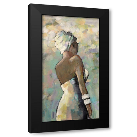 Zizile Black Modern Wood Framed Art Print by Eaton, Winnie