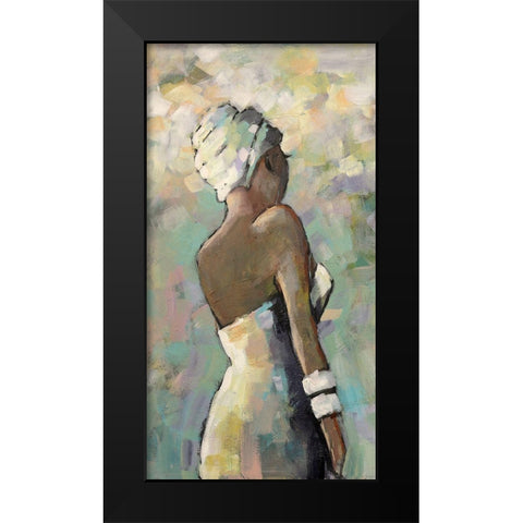 Zizile Black Modern Wood Framed Art Print by Eaton, Winnie