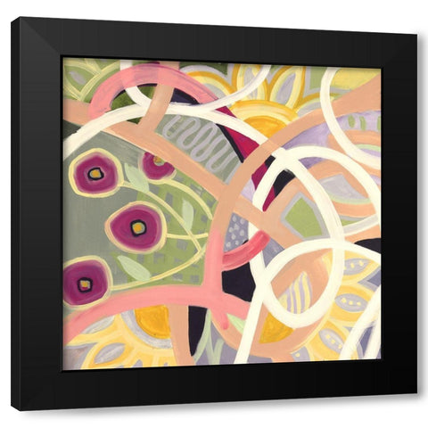 Dreamy Black Modern Wood Framed Art Print by Eaton, Winnie