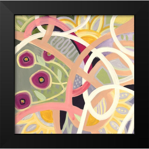 Dreamy Black Modern Wood Framed Art Print by Eaton, Winnie