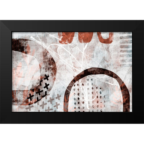 Secret Escape Black Modern Wood Framed Art Print by Haase, Andrea