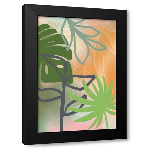 A Walk in the Park Black Modern Wood Framed Art Print with Double Matting by Haase, Andrea