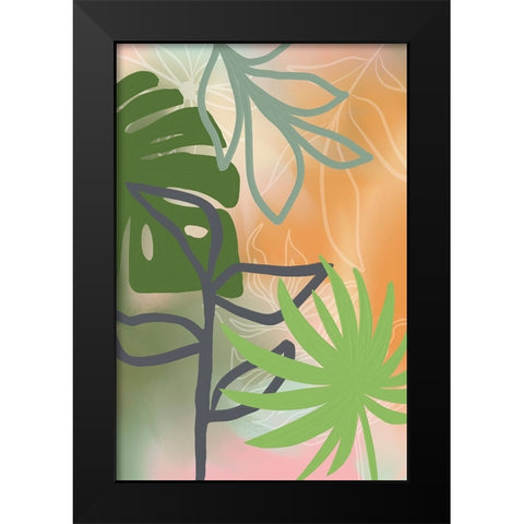 A Walk in the Park Black Modern Wood Framed Art Print by Haase, Andrea
