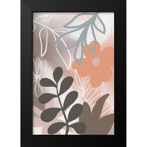 Botanical Garden II Black Modern Wood Framed Art Print by Haase, Andrea