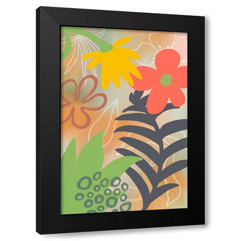 In my Patio Black Modern Wood Framed Art Print with Double Matting by Haase, Andrea