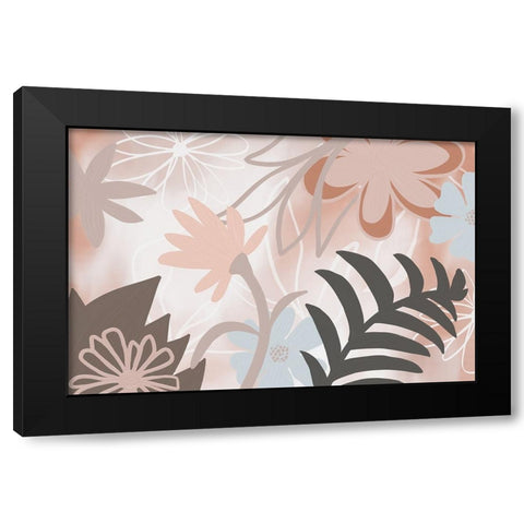 Flower Show II Black Modern Wood Framed Art Print with Double Matting by Haase, Andrea