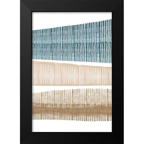 Wood Grain II Black Modern Wood Framed Art Print by Kouta, Flora