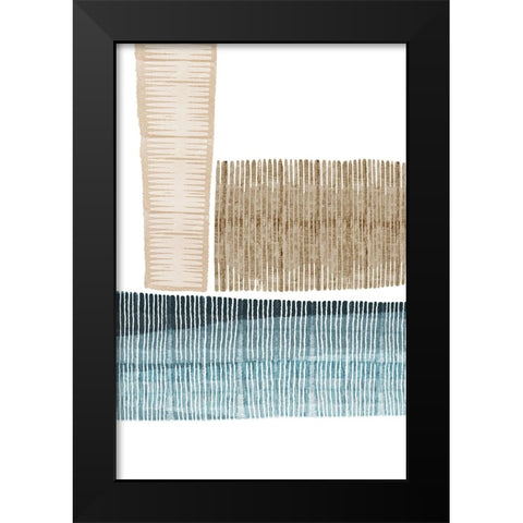 Wood Grain III Black Modern Wood Framed Art Print by Kouta, Flora