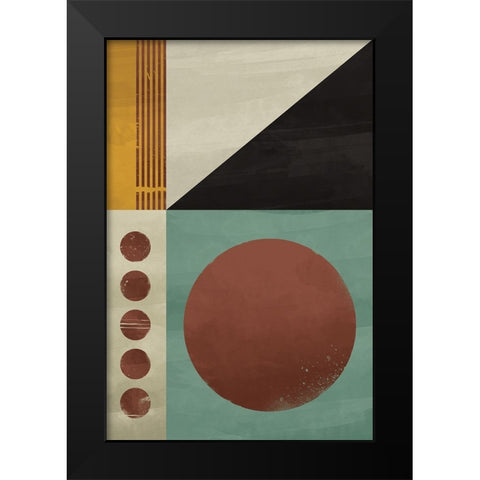 Abstract Geometric I Black Modern Wood Framed Art Print by Williams, Gary