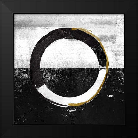 Noughtie II Black Modern Wood Framed Art Print by Smith, Karen