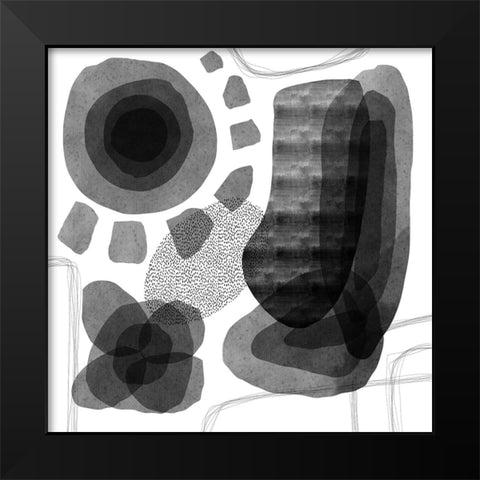 Seeing Through II Black Modern Wood Framed Art Print by Holman, Nicholas