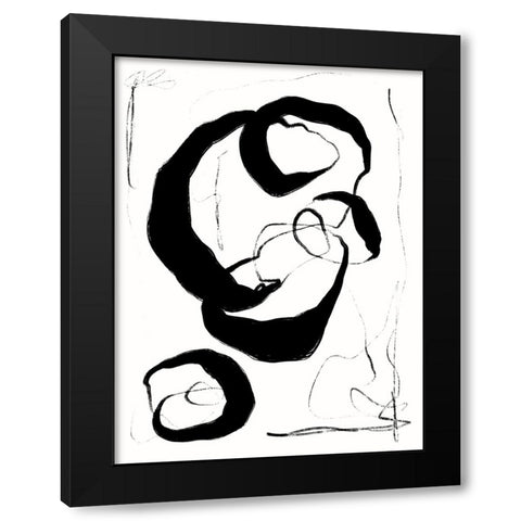 Entangled II Black Modern Wood Framed Art Print by Holman, Nicholas