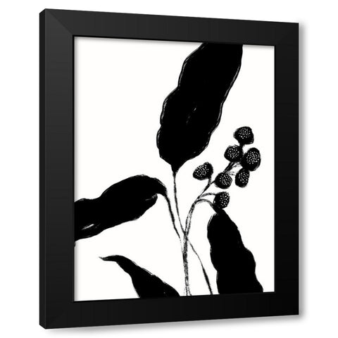 New Growth I Black Modern Wood Framed Art Print with Double Matting by Holman, Nicholas