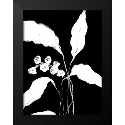 New Growth II Black Modern Wood Framed Art Print by Holman, Nicholas