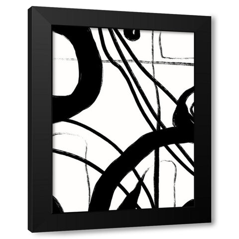 Intersecting Passage II Black Modern Wood Framed Art Print with Double Matting by Holman, Nicholas