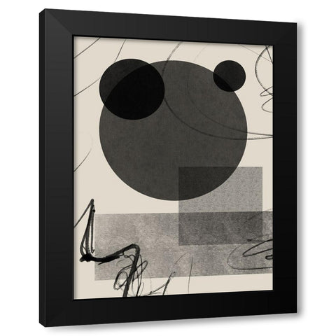 Turn Around I Black Modern Wood Framed Art Print with Double Matting by Holman, Nicholas