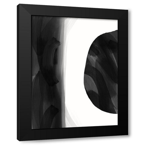 Missing Piece II Black Modern Wood Framed Art Print with Double Matting by Holman, Nicholas