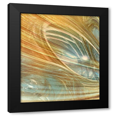 Coarse Fluctuation I Black Modern Wood Framed Art Print by Hunziker, Steve