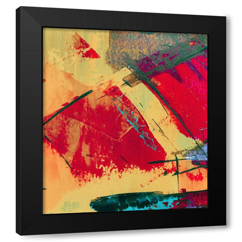 Jigsaw I Black Modern Wood Framed Art Print by Hunziker, Steve