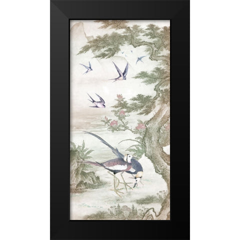 Chinoiserie I Black Modern Wood Framed Art Print by Hunziker, Steve
