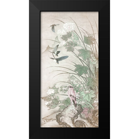Chinoiserie III Black Modern Wood Framed Art Print by Hunziker, Steve