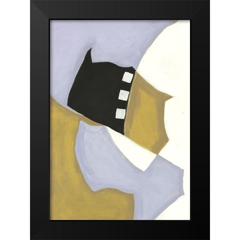 Pastel Silhouette I Black Modern Wood Framed Art Print by Eaton, Winnie