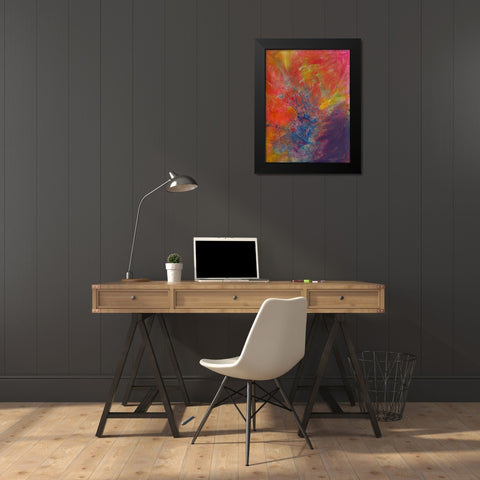 Impressionistic II Black Modern Wood Framed Art Print by Eaton, Winnie
