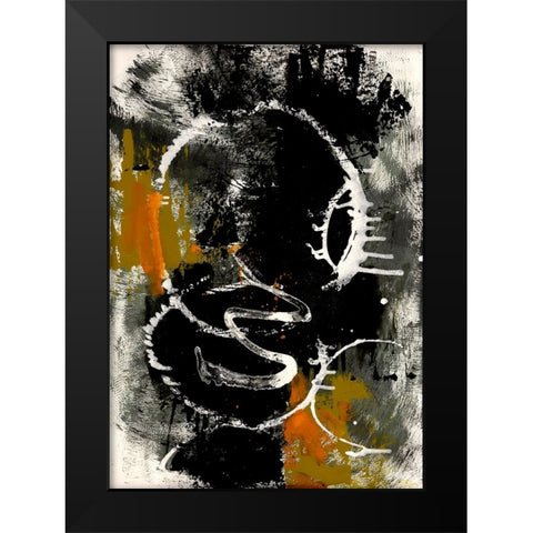 Opposites I Black Modern Wood Framed Art Print by Eaton, Winnie