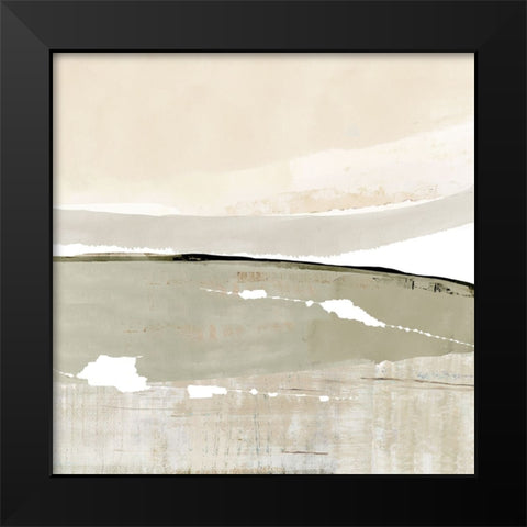 Limestone Flow II Black Modern Wood Framed Art Print by Kouta, Flora