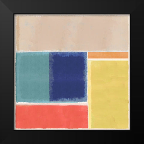 First Sight I Black Modern Wood Framed Art Print by Kouta, Flora