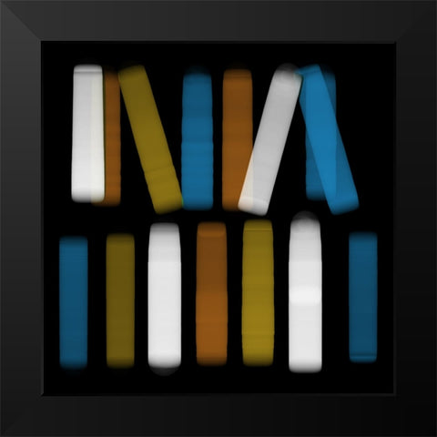 Nighttime Reading III Black Modern Wood Framed Art Print by Schlotzhauer, Jim