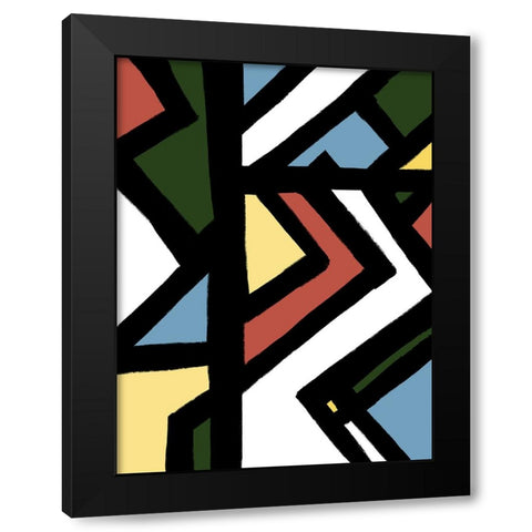 The View From Here I Black Modern Wood Framed Art Print with Double Matting by Schlotzhauer, Jim
