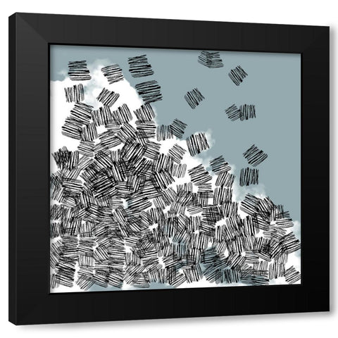 Snack Attack II Black Modern Wood Framed Art Print by Schlotzhauer, Jim