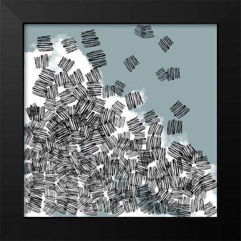 Snack Attack II Black Modern Wood Framed Art Print by Schlotzhauer, Jim