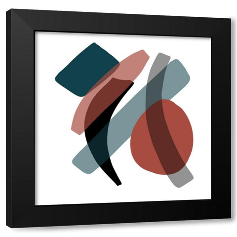 Shenanigans II Black Modern Wood Framed Art Print with Double Matting by Schlotzhauer, Jim