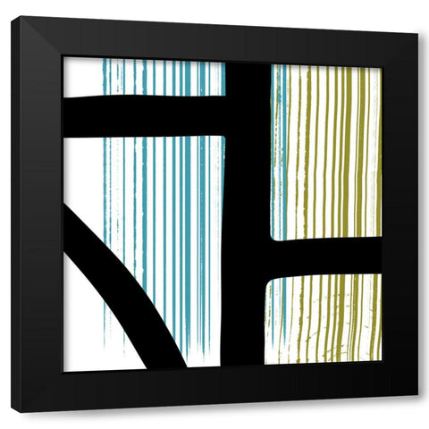 Sawtooth I Black Modern Wood Framed Art Print by Schlotzhauer, Jim