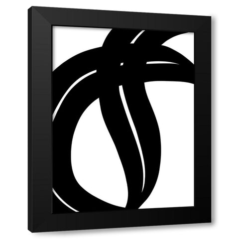 Lickety Split II Black Modern Wood Framed Art Print by Schlotzhauer, Jim