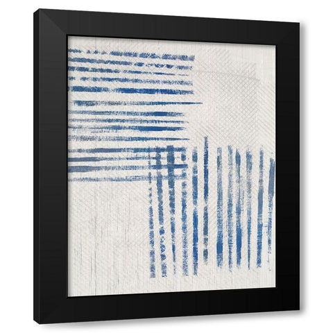 Linidge IV Black Modern Wood Framed Art Print with Double Matting by Smith, Karen