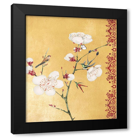 Regality II Black Modern Wood Framed Art Print with Double Matting by Smith, Karen