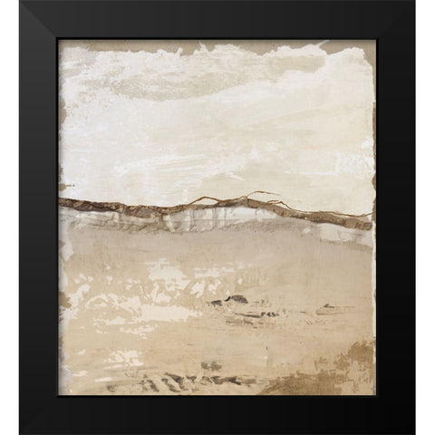 Crack and Groove I Black Modern Wood Framed Art Print by Smith, Karen