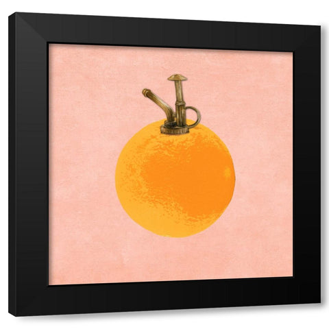 Express O Black Modern Wood Framed Art Print by Smith, Karen