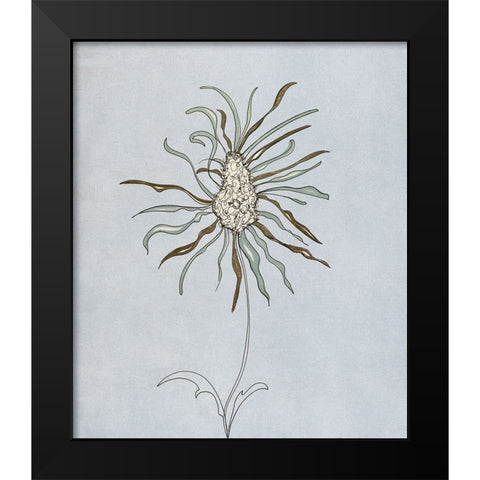 Wildfleur I Black Modern Wood Framed Art Print by Smith, Karen