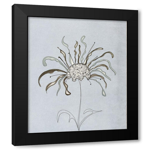 Wildfleur II Black Modern Wood Framed Art Print with Double Matting by Smith, Karen